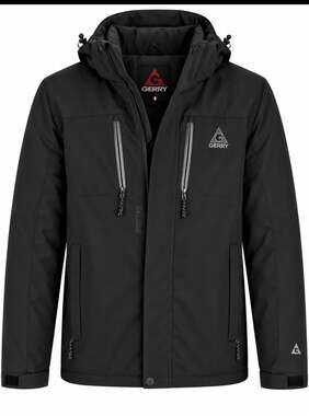 NWOT, Gerry Insulated Jacket Size XXL Black Outdoor Hooded Ski Coat